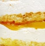 начинка - лёгкий творожный мусс с кусочками персика начинка - лёгкий творожный мусс с кусочками персика