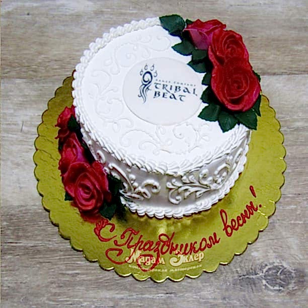 Торт на 8 марта из крема